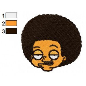 Rallo The Cleveland Show Embroidery Design